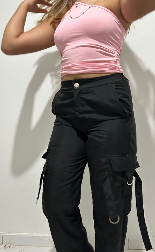 Calça Cargo Preta